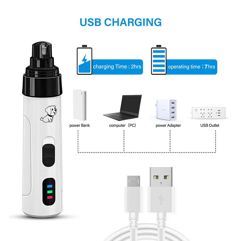 Электрическая машинка для стрижки когтей для кошек и собак